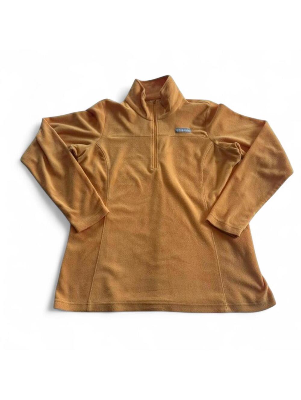 Columbia yellow quarter zip- size large